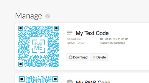 qr code generator text file