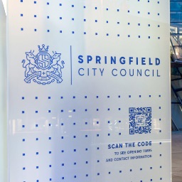 Example usage of a QR Code for cities and municipalities.