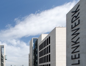 Egoditor's office at Bielefeld's Lenkwerk City