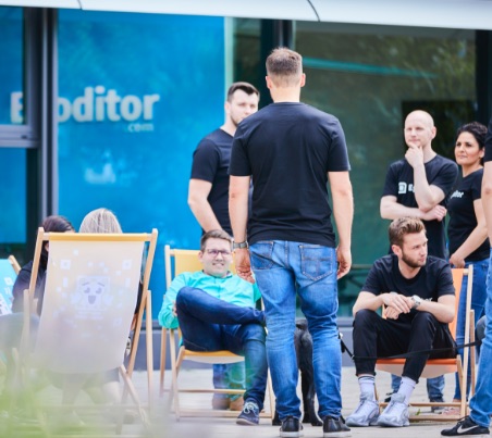 Team event at the Egoditor office