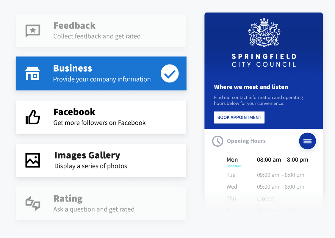 Variety of QR Code solutions with built-in landing pages made with QR Code Generator PRO.