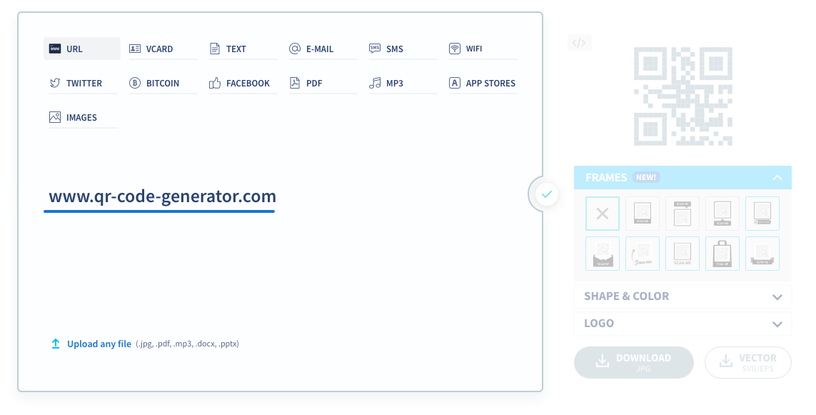 Second, enter the URL in the web address field