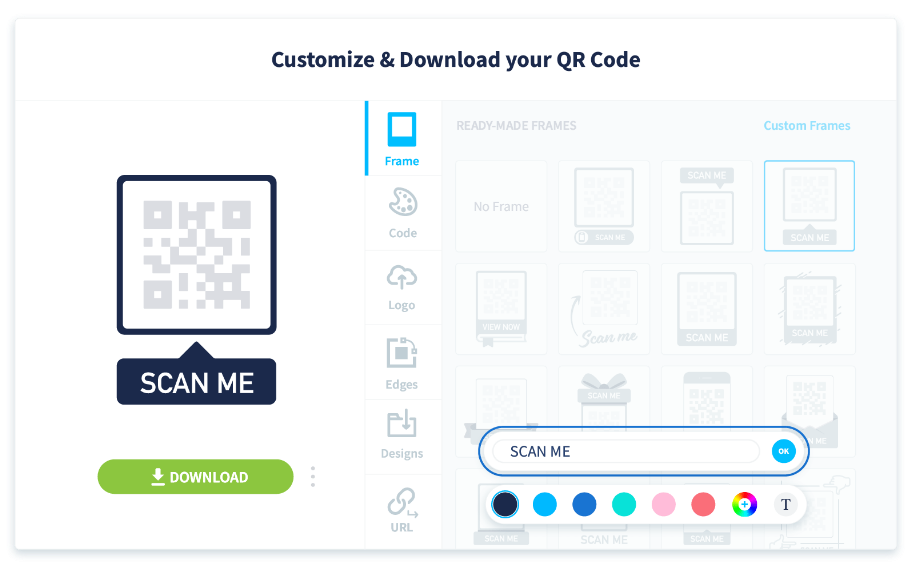 A text field will appear for you to add your custom CTA text