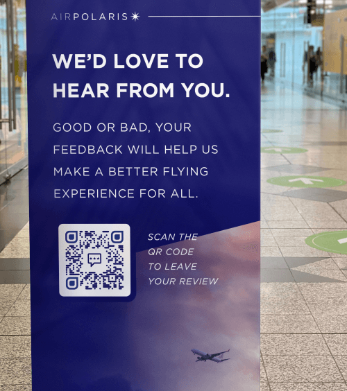 Professional QR Codes for Airlines | QR Code Generator