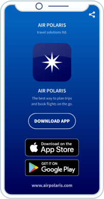Air Polaris app download landing page.