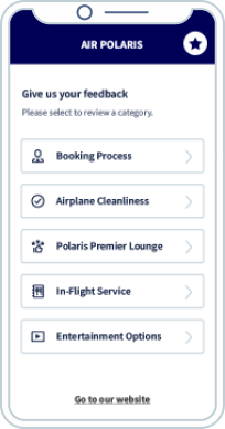 Air Polaris feedback landing page.