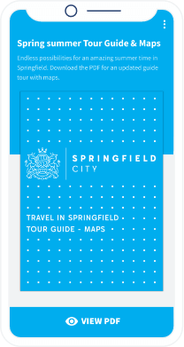 A QR Code landing page that contains a city guide in a downloadable PDF file.