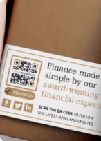Creative uses of QR Codes for finance & insurance companies