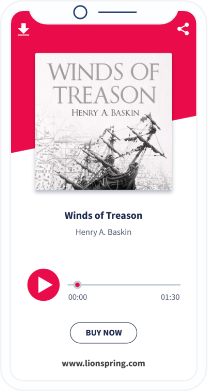 A QR Code landing page with a built-in MP3 player that plays an audio preview of a book.
