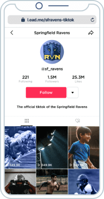 Sport Teams TikTok qr codes