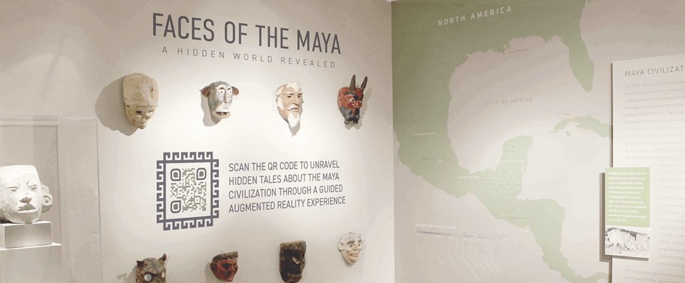 QR Code idea on art installations to promote augmented reality experience