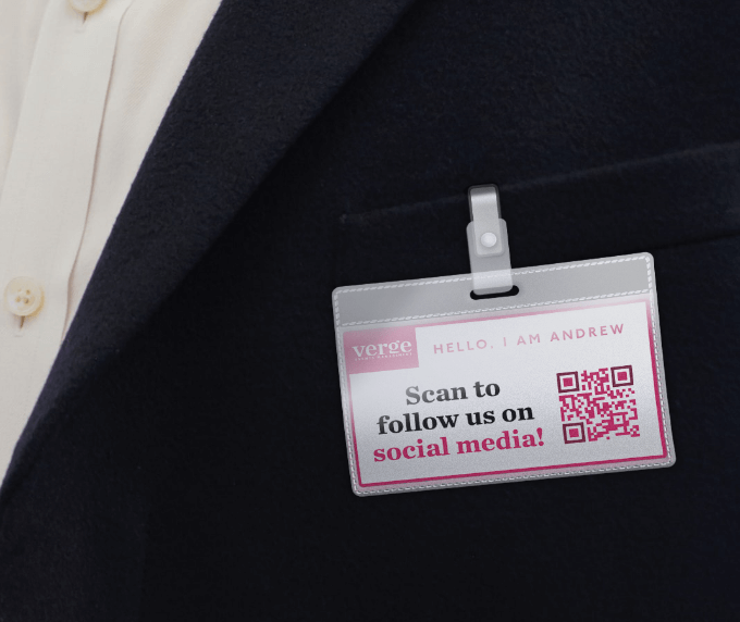 QR Codes on Badges | QR Code Generator