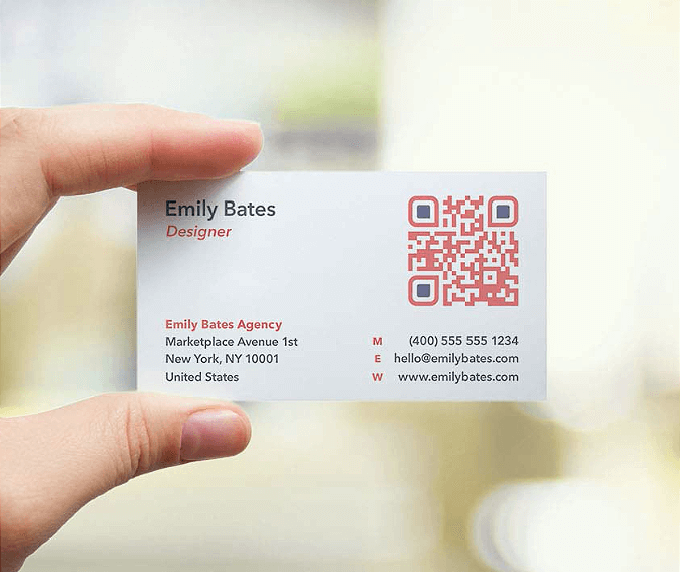 QR Codes on Business Cards