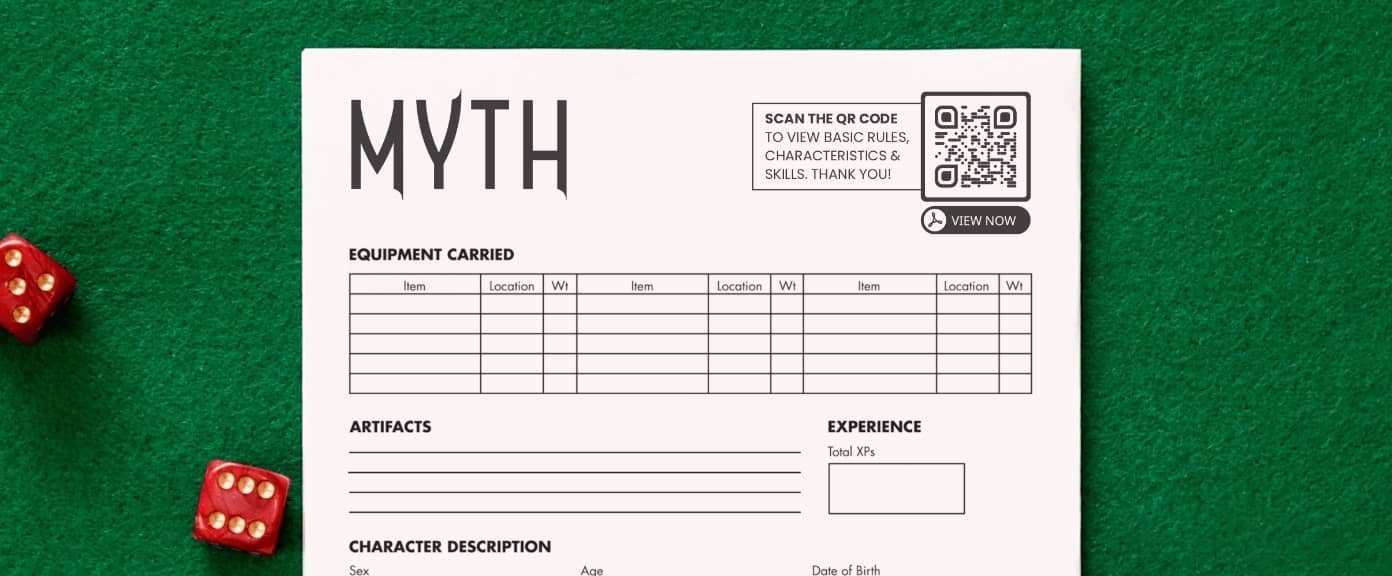 QR Code idea on a tabletop game that unlocks more info