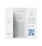 Creative QR Code ideas on brochures