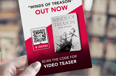 QR Code idea on a flyer to promote a video trailer