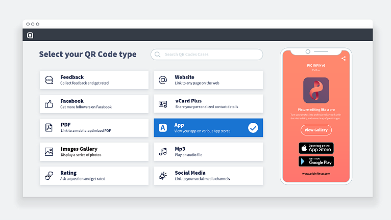 app store qr code multiple app stores