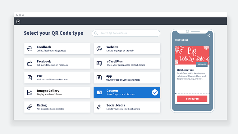 Coupon QR Code | QR Code Generator
